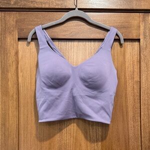 Nike Lavender Wireless V-Neck Bralette